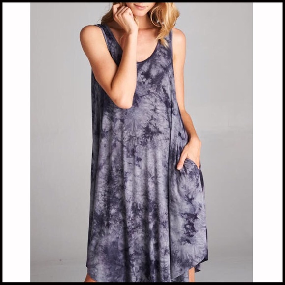 Soft Tie-Dye Dress - Picture 2 of 8